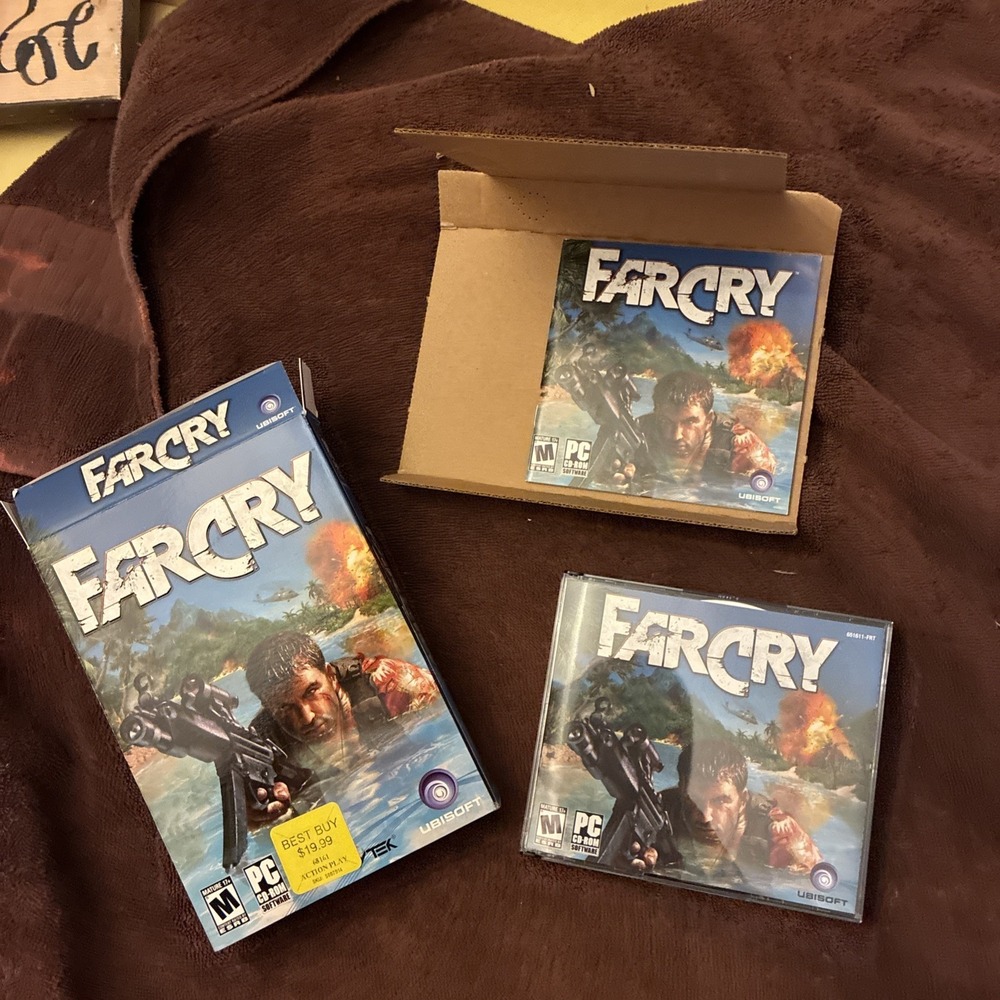 Far Cry - PC CD-ROM Windows CIB Ubisoft With Box 5 Disc And Manual Complete